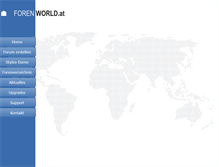 Tablet Screenshot of forenworld.at