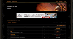 Desktop Screenshot of bowhunters.forenworld.at