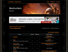 Tablet Screenshot of bowhunters.forenworld.at